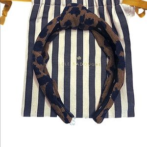COPY - Lele Sadoughi Leopard Corderoy Headband